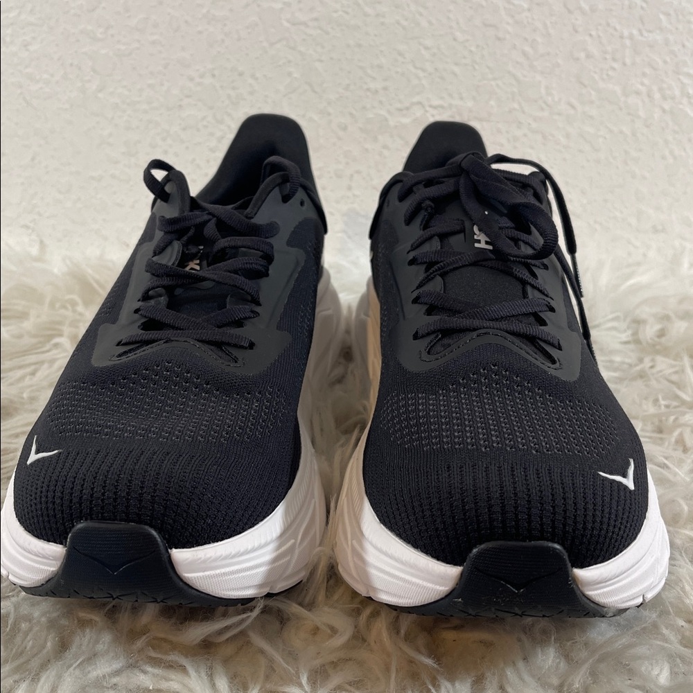 HOKA Men's Arahi 7 Stability Shoe Black & White Size 11.5D NEW - Picture 4 of 15